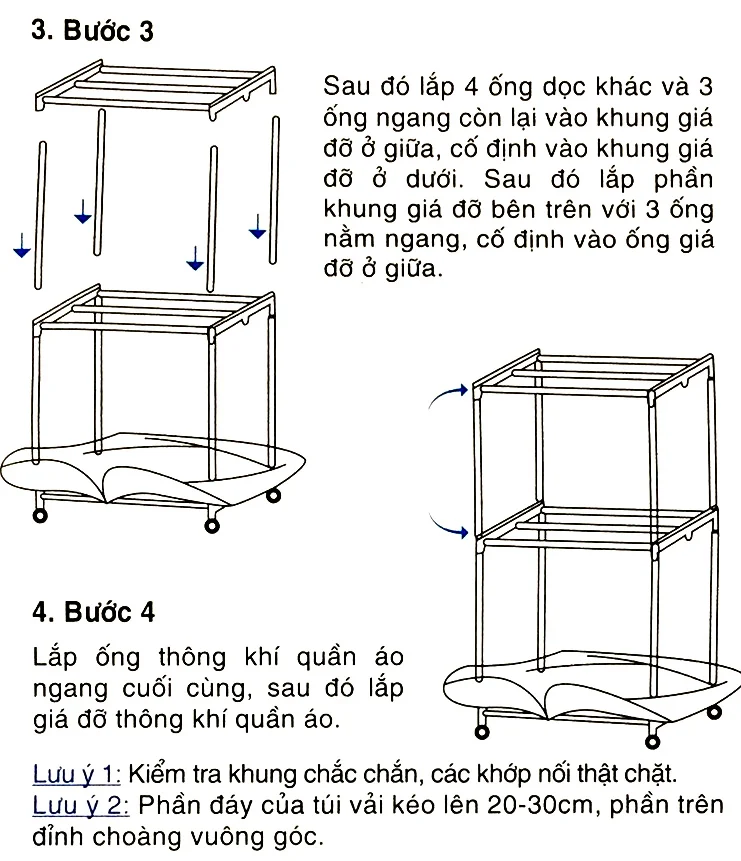 Các bước lắp đặt tủ sấy