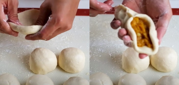 Bọc nhân bánh 